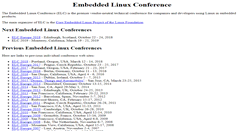 Desktop Screenshot of embeddedlinuxconference.com