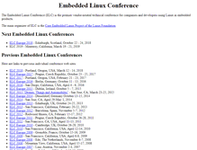 Tablet Screenshot of embeddedlinuxconference.com